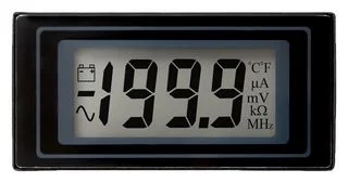 מד תצוגה (פנל מטר) דיגיטלי - 3.5 ספרות - 10MM - DC VOLTAGE