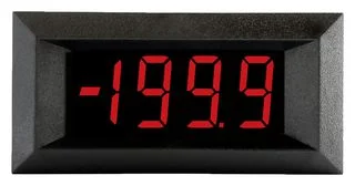 מד תצוגה (פנל מטר) דיגיטלי - 3.5 ספרות - 11MM - DC VOLTAGE