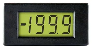 מד תצוגה (פנל מטר) דיגיטלי - 3.5 ספרות - 8.25MM - DC VOLTAGE
