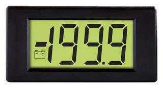 מד תצוגה (פנל מטר) דיגיטלי - 3.5 ספרות - 11MM - DC VOLTAGE