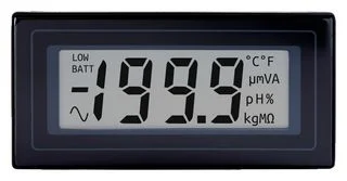 מד תצוגה (פנל מטר) דיגיטלי - 3.5 ספרות - 12.5MM - DC VOLTAGE