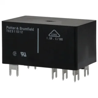 ממסר DPDT 30A 12VDC - Through Hole