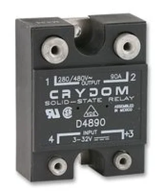 ממסר SPST-NO , 48VAC ~ 530Vrms , 90A - SSR