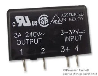 ממסר SPST-NO , 24VAC ~ 280VAC , 3A - SSR