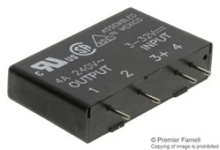 ממסר SPST-NO , 24VAC ~ 280VAC , 4A - SSR