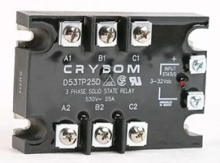 ממסר SPST-NO , 48Vrms ~ 530Vrms , 25A - SSR