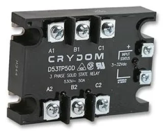 ממסר SPST-NO , 48Vrms ~ 530Vrms , 50A - SSR