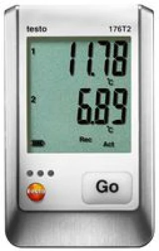 אוגר נתונים - טמפרטורה , 2000000 זכרונות , TESTO 176-T2