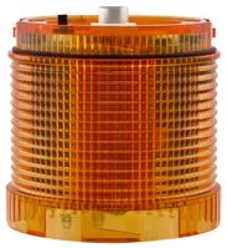 מנורת התראה כתומה מודולרית - LED , 24VDC , DUAL FUNCTION