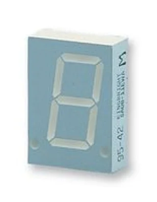 תצוגת 7SEGMENT אדומה - ספרה אחת - 20.32MM