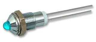 נורת לד 3 מ''מ כחולה עם תושבת לפנל
