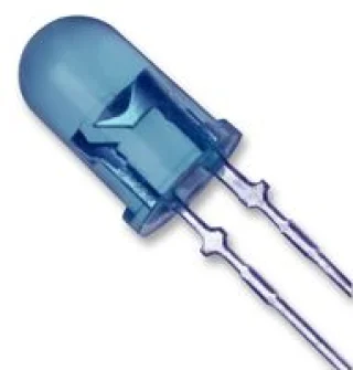 לד כחול 3.2V 20mA 480nm T-1 3/4 (5mm)