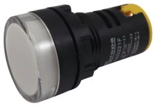 נורת לד 29 מ''מ לפנל - עדשה לבנה - 110V