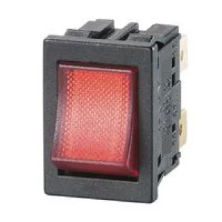 מתג נדנדה DPDT 12A 250VAC - פנל