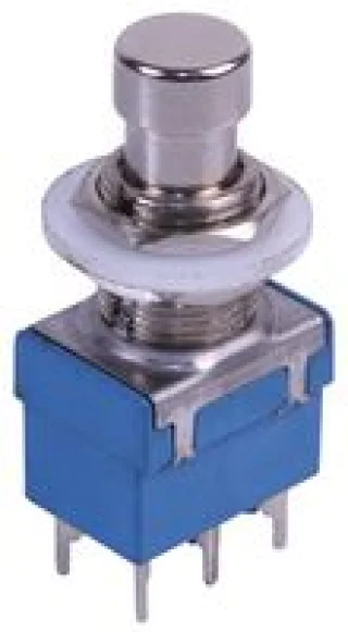 מפסק רגל - DPDT MOMENTARY - PCB TAGS - 250V 2A
