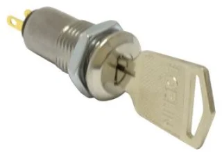 מפסק מנעול ומפתח - SKL-12-B-S-2 - SPST - 2POS - OFF/ON - 1K/P