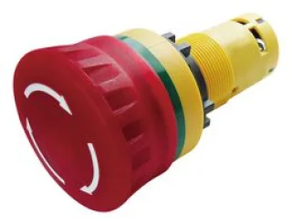 מפסק חירום פטריה מואר SPST-NC , PULL-TURN - 240V