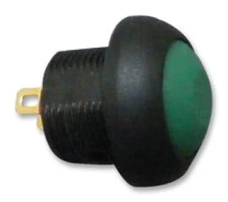 מפסק לחיצה לפנל - מוגן מים SPST N/O - IP67 - ירוק
