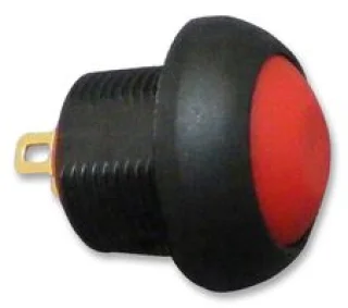 מפסק לחיצה לפנל - מוגן מים SPST N/O - IP67 - אדום