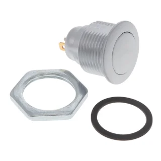 לחצן SPST-NO - 48V 0.1A - פאנל 16MM MOM מתכתי