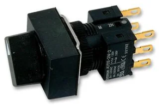 מתג סיבובי - 2 מצבים 2 קטבים 5A 250V - סדרת A165S