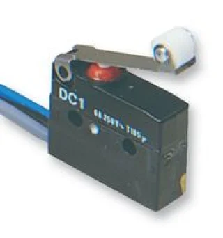 מיקרוסוויץ' SPDT 6A 48V - מנוף גלגלת - Snap Action