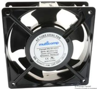 מאוורר צירי AC - 220V - 120mm - מיסב כדורי - 92CFM