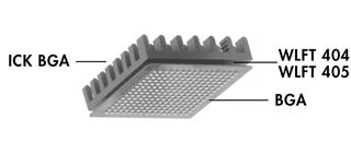 גוף קירור לרכיבים 35X35X6MM - BGA