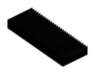 גוף קירור SK 42/75 SA - 200X75X25MM