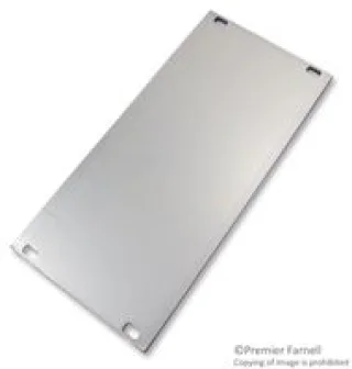 פנל אלומיניום למארז 19 אינץ' - 128.4MM X 60.96MM - 3U