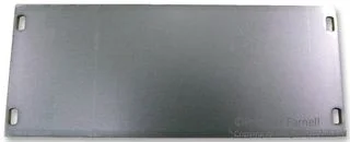 פנל אלומיניום למארז 19 אינץ' - 128.4MM X 50.8MM - 3U