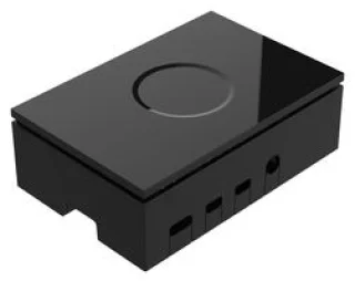 קופסת זיווד - RASPBERRY PI 4 PREMIUM CASE - BLACK