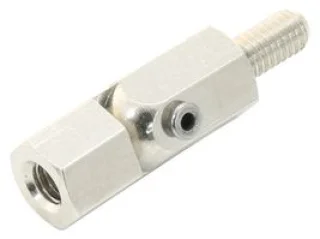 ספייסר מתכוונן מפלדה - זכר/נקבה - M3X15MM