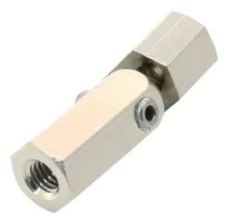 ספייסר מתכוונן מפלדה - נקבה/נקבה - M3X20MM
