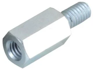 ספייסר משושה מפלדה - זכר/נקבה - M4 X 12MM