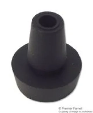 רגליות גומי ננעצות - קוטר 13.4 מ''מ , גובה 4.6 מ''מ - 100 יחידות