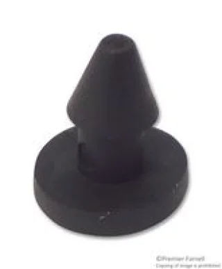 רגליות גומי ננעצות - קוטר 7.9 מ''מ , גובה 1.6 מ''מ - 100 יחידות