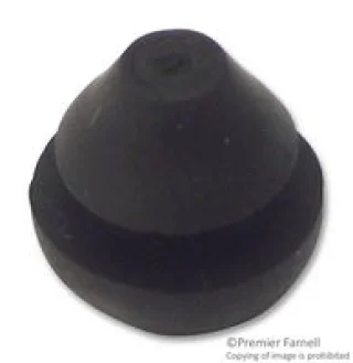 רגליות גומי ננעצות - קוטר 7.9 מ''מ , גובה 2.3 מ''מ - 100 יחידות