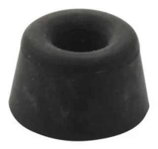 רגליות גומי שחורות עם חור לבורג - 16X9.5 מ''מ - 100 יחידות