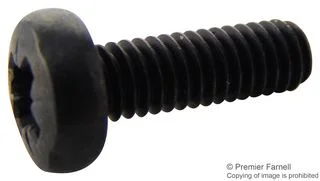 ברגים מפלדה מושחרת - ראש עגול - פיליפס - M4 X 12MM