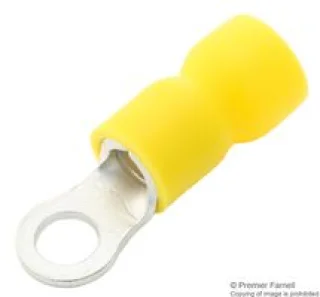 נעל כבל טבעת 8MM - צהוב - 100 יחידות