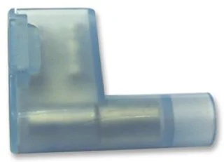 נעל כבל דגל בידוד מלא 6.3MM - כחול - 100 יחידות
