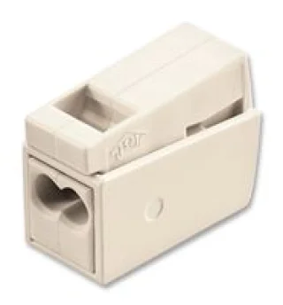 מחבר טרמינל בלוק - CAGE CLAMP 224 - קשיח כפול / גמיש - בידוד לבן