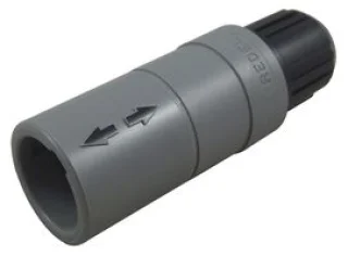 מחבר שחור REDEL - נקבה להלחמה לכבל - 4 מגעים - PRG.M0.4GL.LC52N