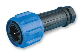 מחבר תעשייתי PX0911 - זכר להברגה לכבל - 7 מגעים