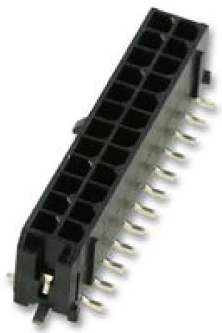 מחבר MOLEX להלחמה למעגל מודפס - סדרת MICRO-FIT - זכר 8 מגעים
