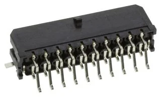 מחבר MOLEX להלחמה למעגל מודפס - סדרת MICRO-FIT - זכר 20 מגעים