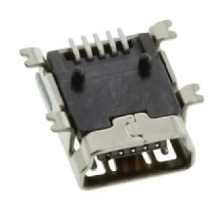 מחבר USB מיני B 2.0 זוויתי SMD