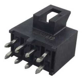 מחבר MOLEX להלחמה למעגל מודפס - סדרת NANO-FIT - זכר 8 מגעים