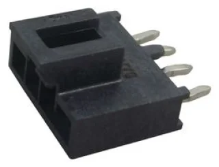 מחבר MOLEX להלחמה למעגל מודפס - סדרת NANO-FIT - זכר 4 מגעים